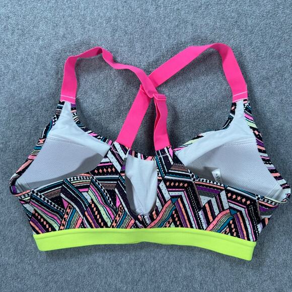 Victoria's Secret VSX Sport Racerback Sports Bra Size 32C Colorful Pullover - Picture 5 of 5
